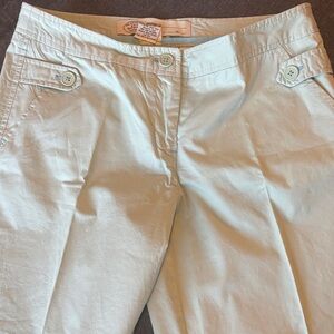 EUC Sitwell Women's Light Blue Kickflare Capri